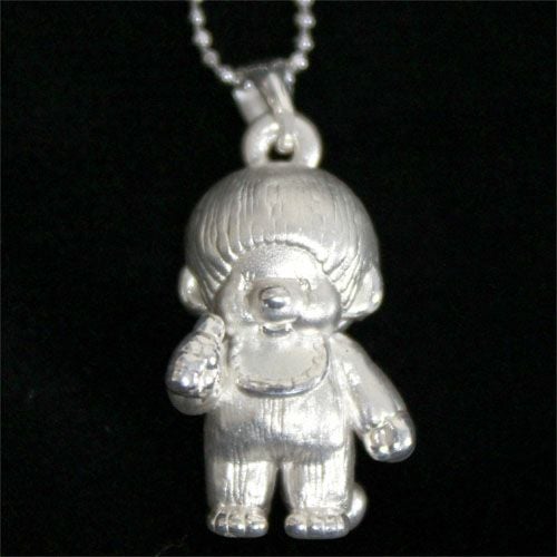 モンチッチ】純銀製フィギュアペンダント＜取り寄せ品