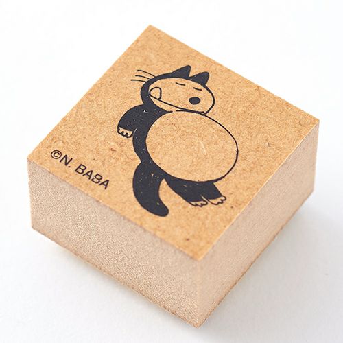 11ぴきのねこ】木製スタンプ（のらねこ/おなか）9306 | キャラクター