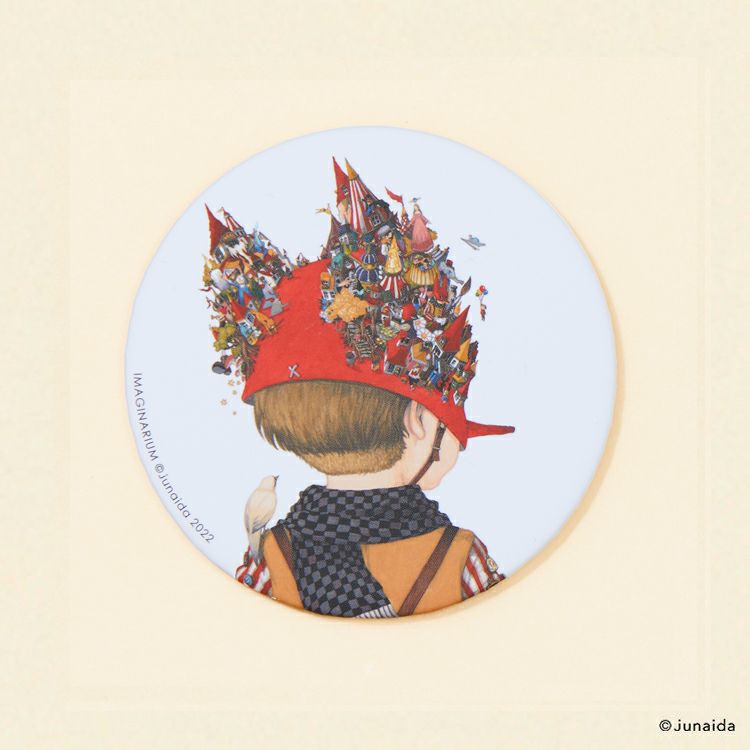 ジュナイダ　IMAGINARIUM展　缶バッジ　ジュナイダ　グッズ PLAY! MUSEUM「junaida」展】シルキー缶バッチ L（IMAGINARIUM/B