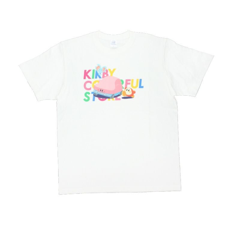 星のカービィ】Tシャツ Lサイズ（ポップカラー/WH） | キャラクター