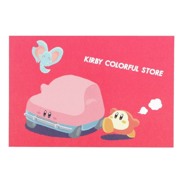 星のカービィ】ポストカード（くるまほおばり＆なかまたち