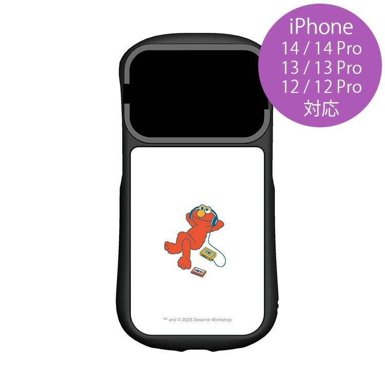 セサミストリート】ハイブリッドガラスケース【iPhone14/14Pro/13
