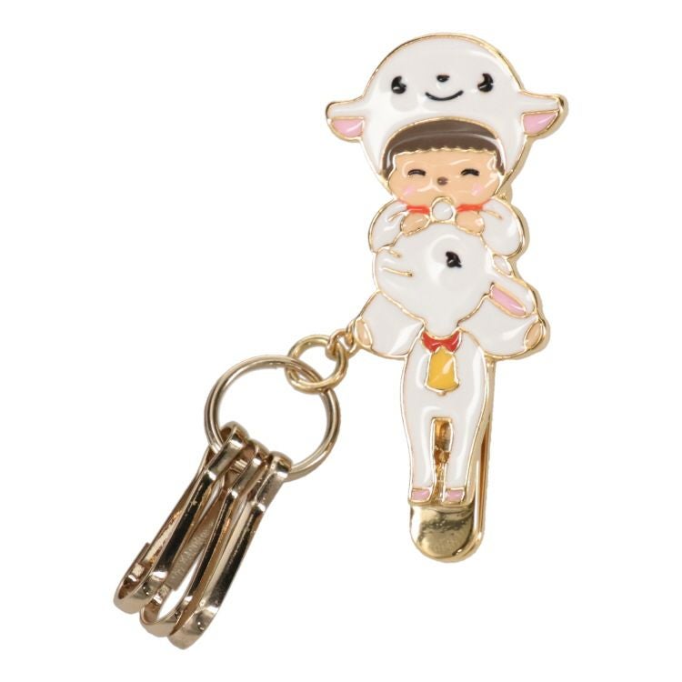モンチッチ】ハイジ×モンチッチ バッグキークリップmini（ユキちゃん