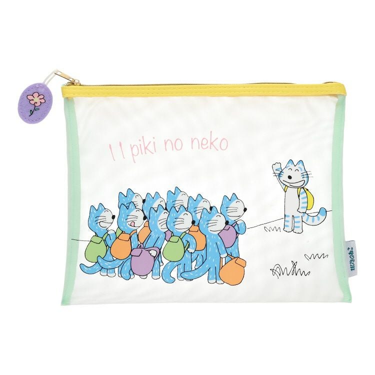 11ぴきのねこ】メッシュポーチフラット（11ぴきのねこふくろのなか