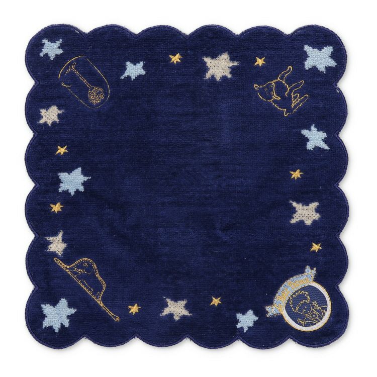 専用⭐みかん❤トロっふわ〜暖か❤特大ブランケット❤刺繍お星さま。ブルー 星の王子さま】ミニタオル（目に見えないもの）1675000000