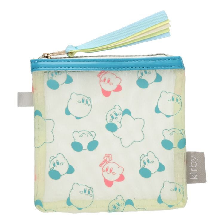 星のカービィ】メッシュポーチフラット （ブルー） | キャラクター
