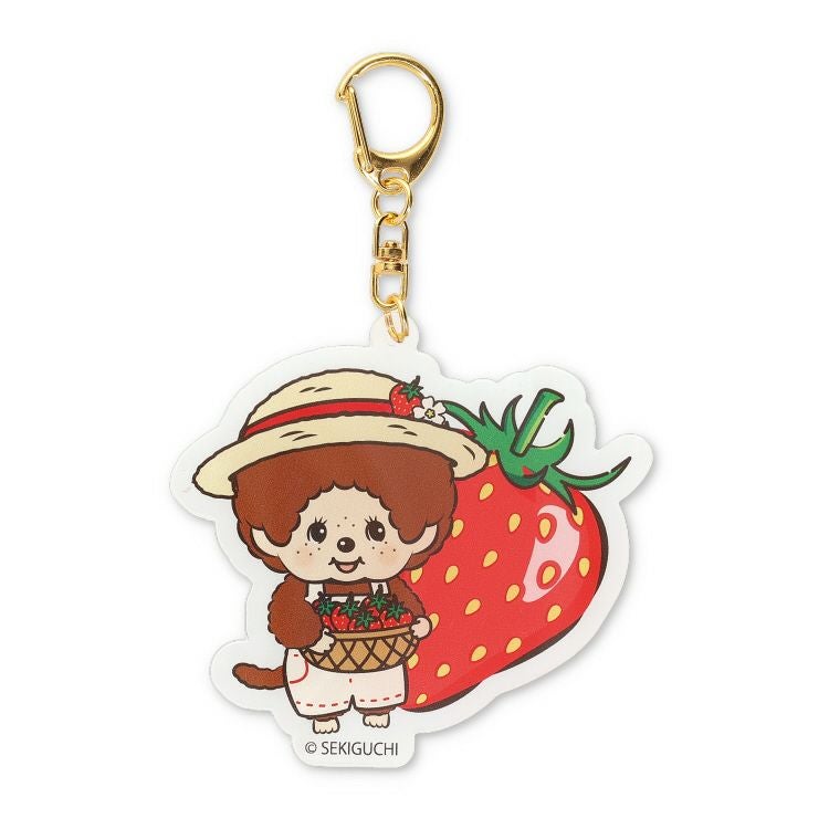 モンチッチ】アクリルキーホルダー（ストロベリーモンチッチ