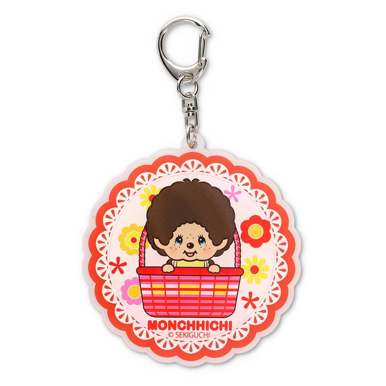モンチッチ】アクリルキーホルダー（ノスタルジックモンチッチ/カゴ