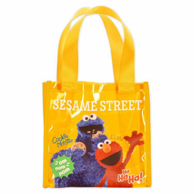セサミストリート】クリアミニトートバッグ（YE）SST-096