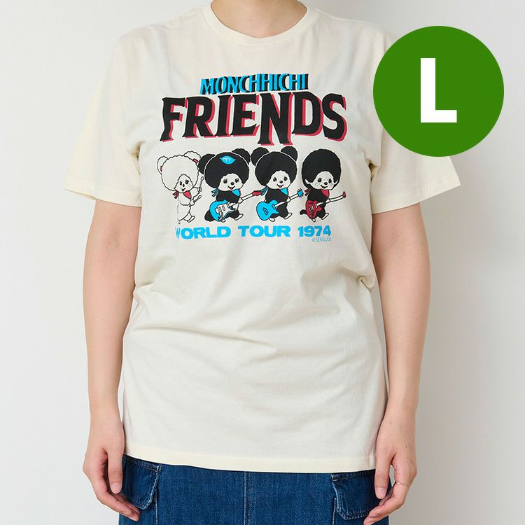 モンチッチ】Tシャツ Lサイズ（バンドモンチッチ/ツアー/NT）742249