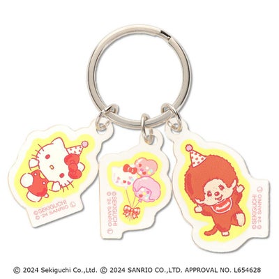 モンチッチ】モンチッチ×ハローキティ 3連アクリルキーホルダー 