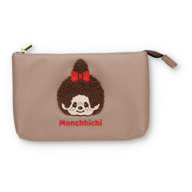 モンチッチ】ダブルフラットポーチ（女の子）222620 | キャラクター
