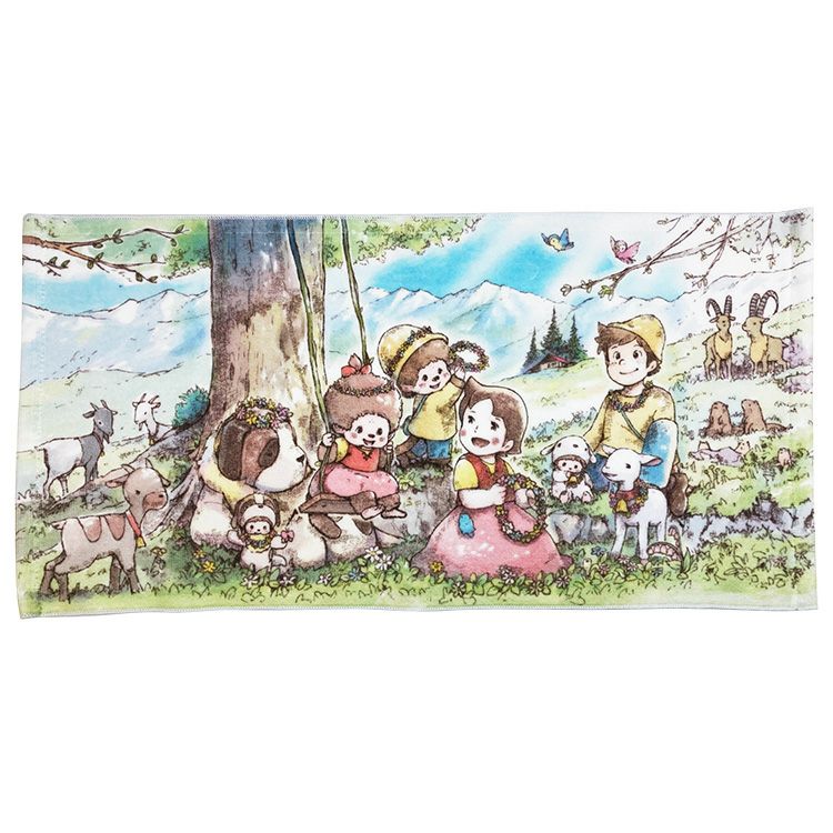 モンチッチ】ハイジ×モンチッチ ミニフェイスタオル2858002