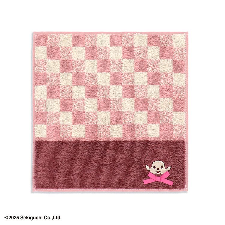 モンチッチ】タオルハンカチ（クラシカル/RD）59-0070070R