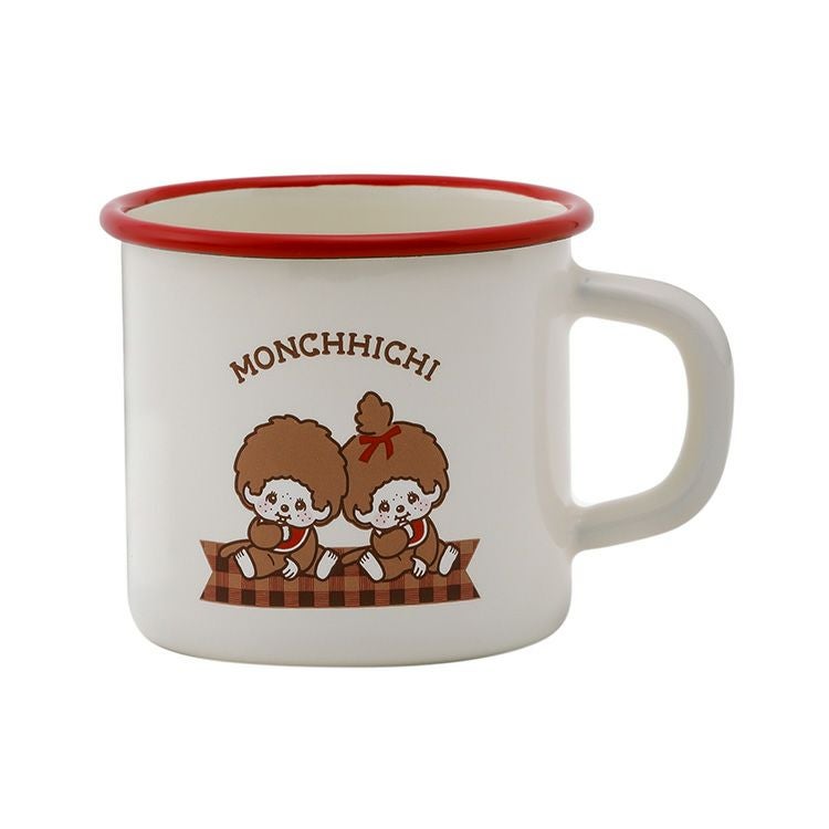 モンチッチ】ホーロー マグカップ（チェック）MNC-7MG | キャラクター