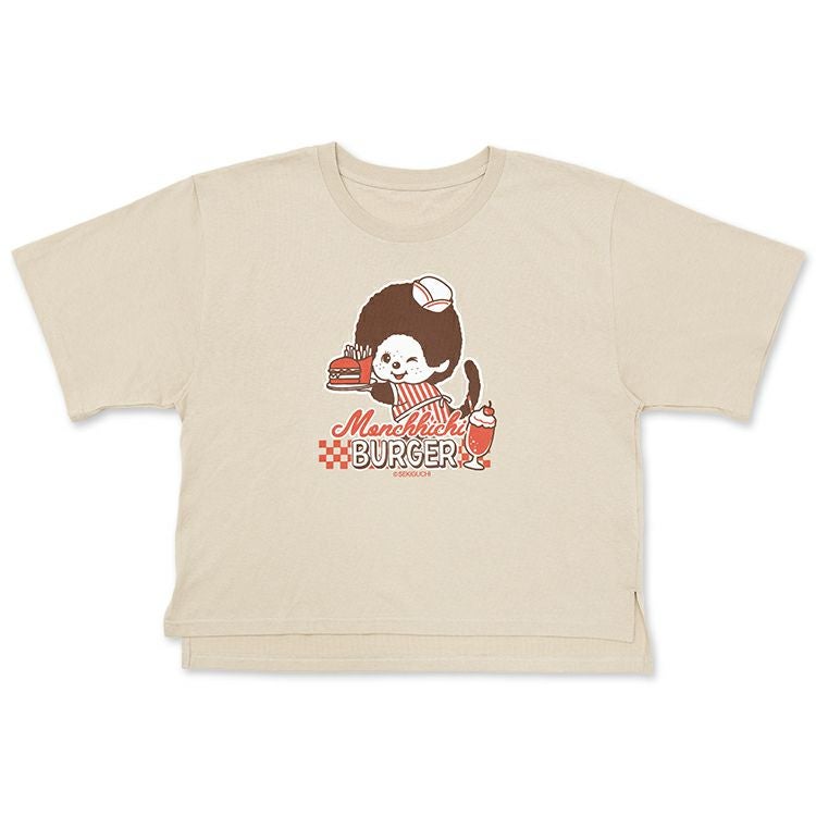 モンチッチ】オーバーTシャツ（バーガーモンチッチ/ウエイター