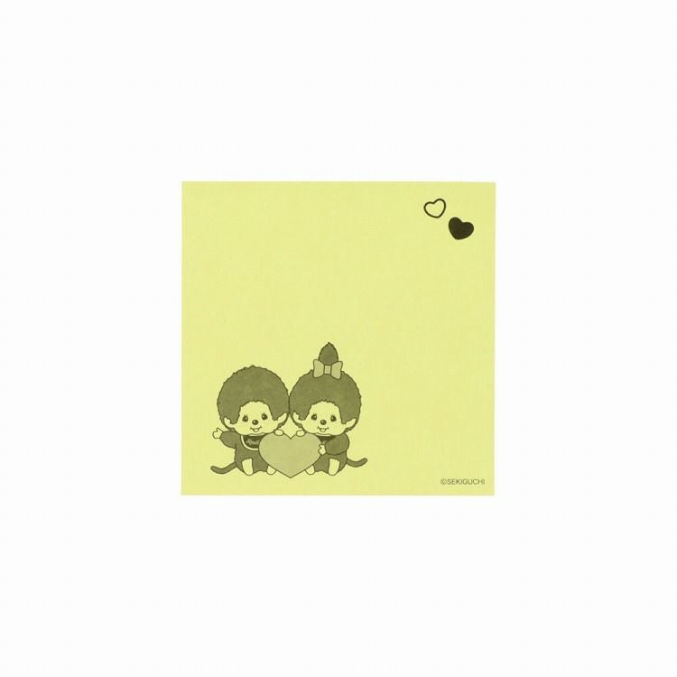 モンチッチ】ふせんメモ（青チェック）S2849410 | キャラクターモール