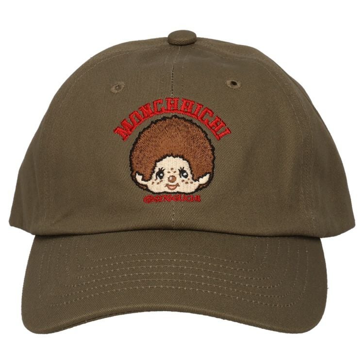 モンチッチ】刺繍キャップ（カレッジモンチッチ/カーキ）748500