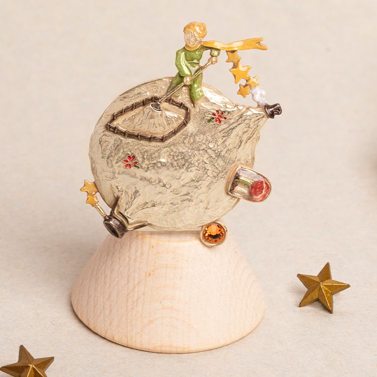 星の王子さま　ブローチ　未使用 星の王子さま】すすはらいブローチ【当店オリジナル】 | キャラクター
