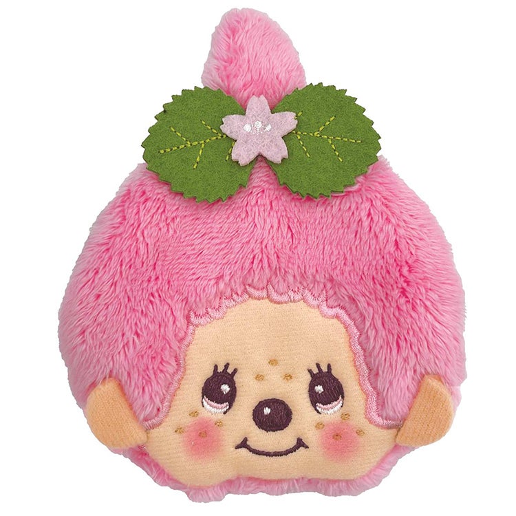 クレアーズ　モンチッチ　雪だるま　ピンク モンチッチ】和キャラがま（モンチッチちゃん/桜餅）MC-0009GP