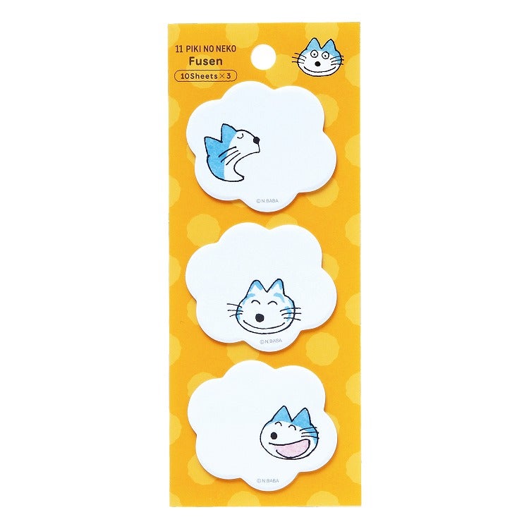 11ぴきのねこ】ダイカット付箋セット（OR）AM04877 | キャラクター