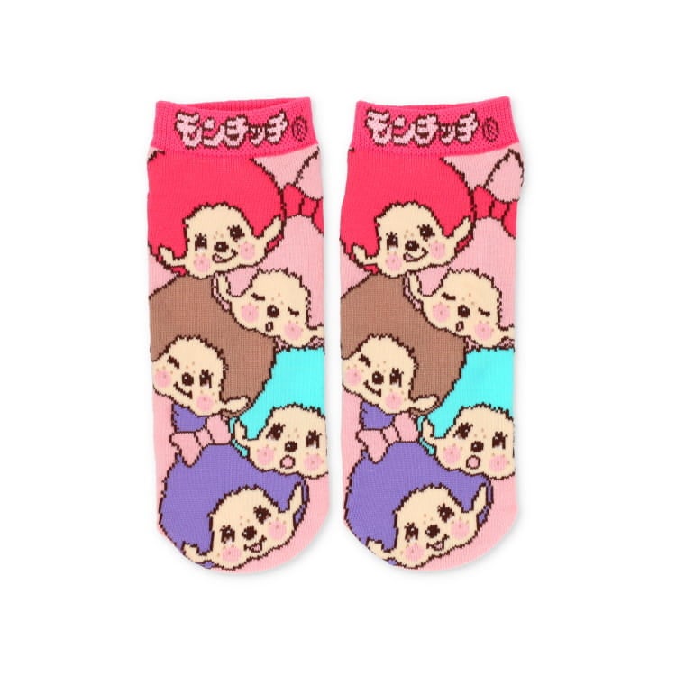 GUCCIフローラルレースアンクルソックス靴下 超美品 モンチッチ】アンクルソックス（カラフルぎゅう）MHL762001-024